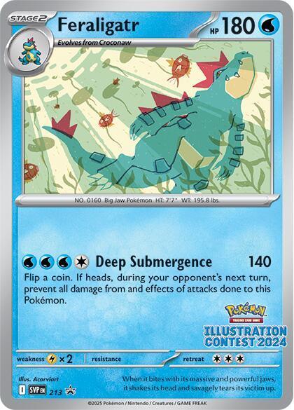 Feraligatr (213) [Scarlet & Violet: Black Star Promos] - for just $2.15! 