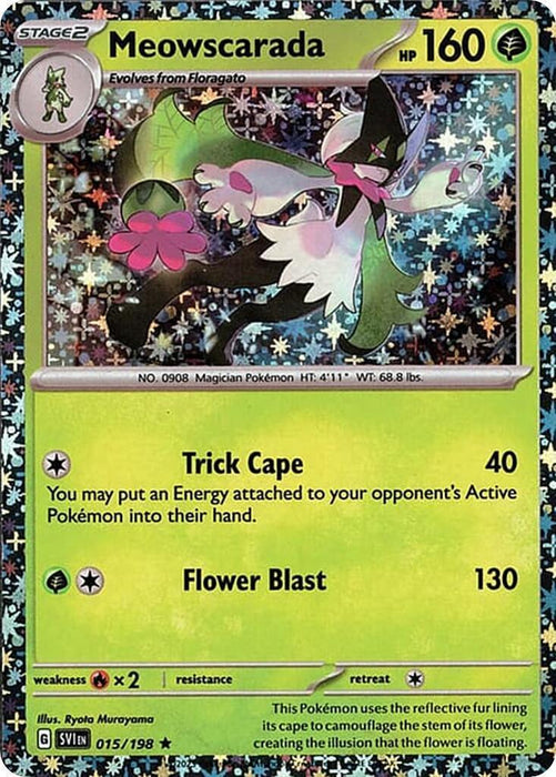 Meowscarada (015/198) (Sparkle Holo) [Miscellaneous Cards] - for just $3.15! 