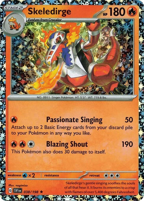 Skeledirge (038/198) (Sparkle Holo) [Miscellaneous Cards] - for just $3! 