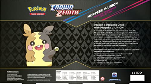Pokemon Crown Zenith: Premium Playmat Collection—Morpeko V-Union - for just $50! 