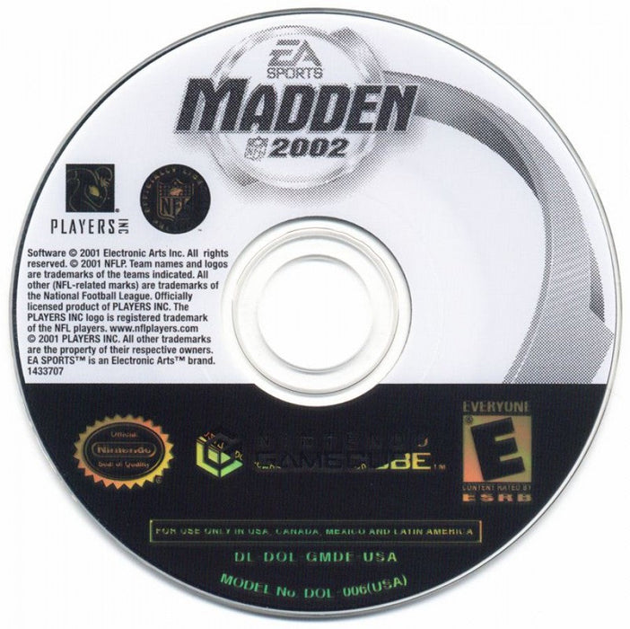 Madden NFL 2002 – GameCube (GC) - for just $5.99! 