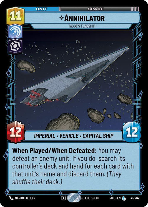 Annihilator - Tagge's Flagship (041/262) [Jump to Lightspeed] - for just $0.70! 