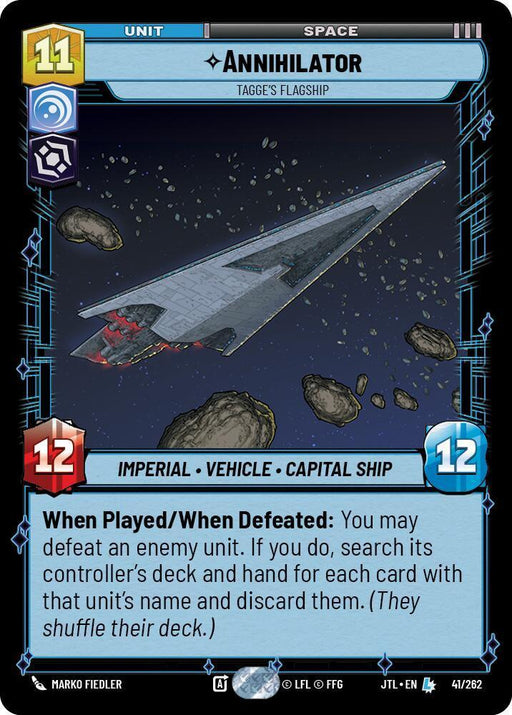 Annihilator - Tagge's Flagship (041/262) [Jump to Lightspeed] - for just $0.65! 