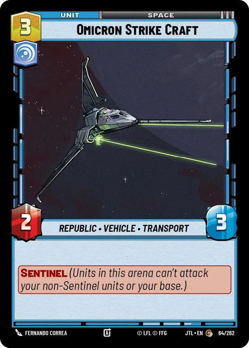 Omicron Strike Craft (064/262) [Jump to Lightspeed] - for just $0.10! 