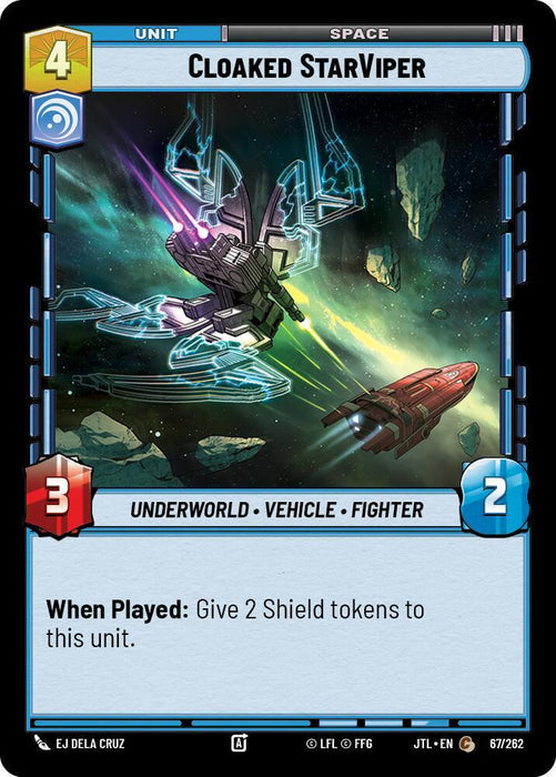 Cloaked StarViper (067/262) [Jump to Lightspeed] - for just $0.10! 