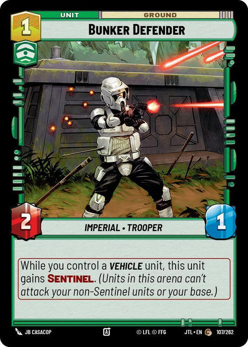 Bunker Defender (107/262) [Jump to Lightspeed] - for just $0.10! 