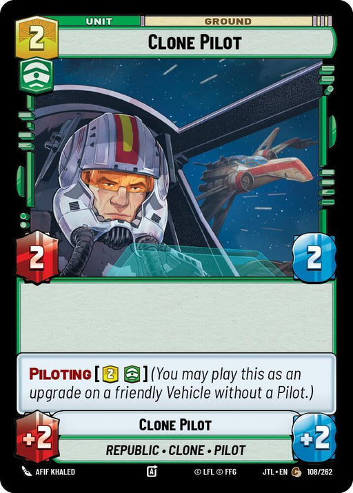 Clone Pilot (108/262) [Jump to Lightspeed] - for just $0.10! 