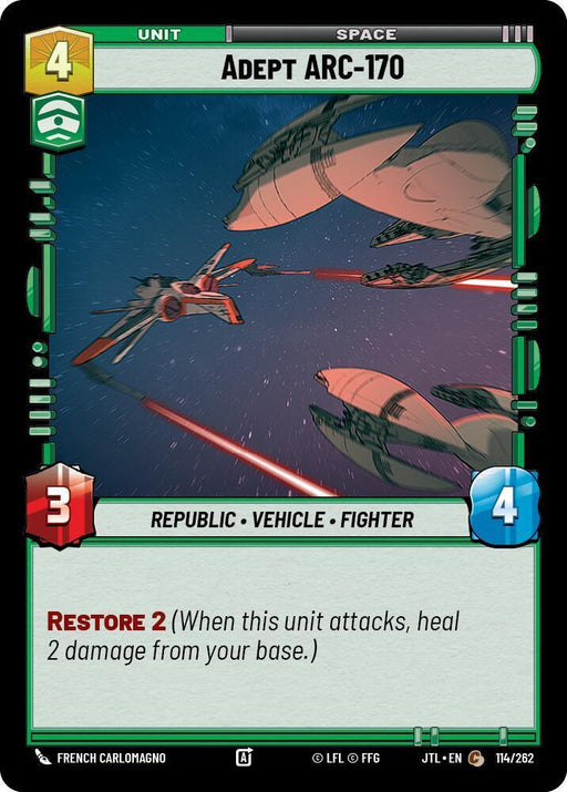 Adept ARC-170 (114/262) [Jump to Lightspeed] - for just $0.10! 