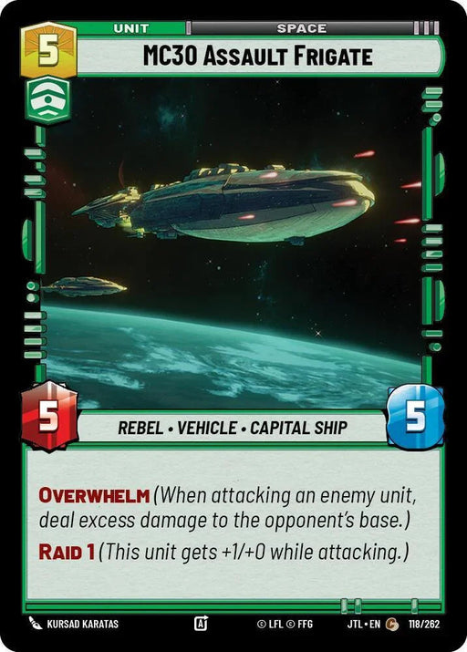 MC30 Assault Frigate (118/262) [Jump to Lightspeed] - for just $0.10! 