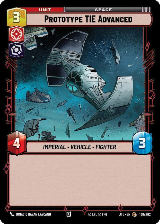 Prototype TIE Advanced (136/262) [Jump to Lightspeed] - for just $0.10! 