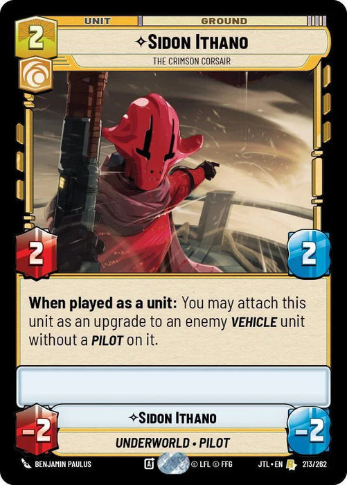 Sidon Ithano - The Crimson Corsair (213/262) [Jump to Lightspeed] - for just $0.15! 