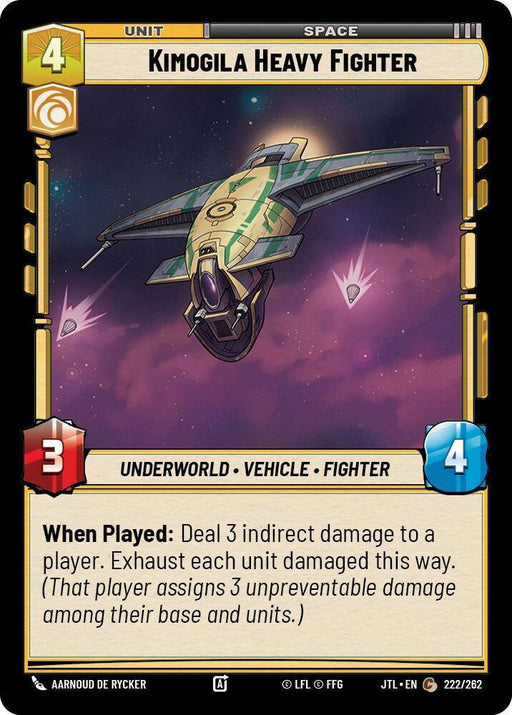 Kimogila Heavy Fighter (222/262) [Jump to Lightspeed] - for just $0.10! 