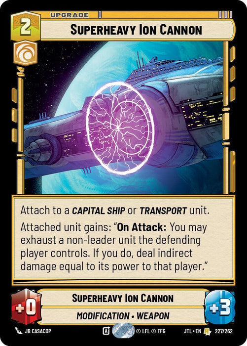 Superheavy Ion Cannon (227/262) [Jump to Lightspeed] - for just $0.15! 