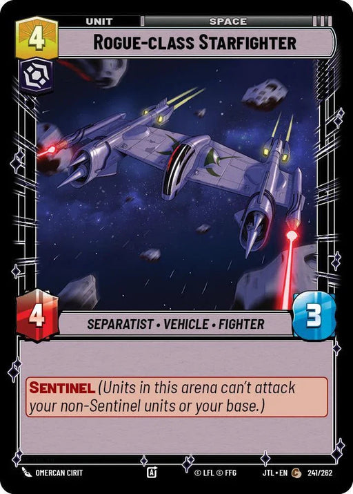 Rogue-class Starfighter (241/262) [Jump to Lightspeed] - for just $0.10! 