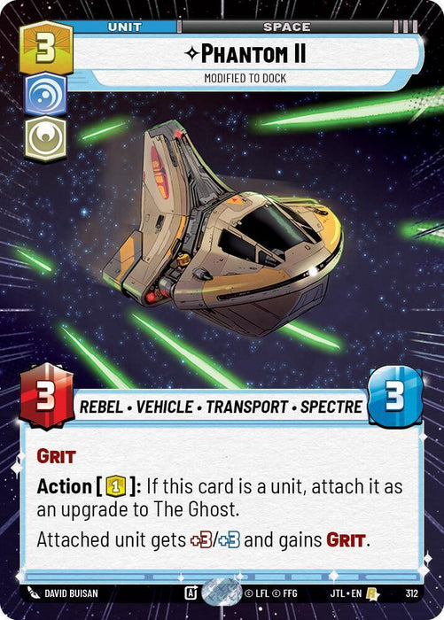 Phantom II - Modified to Dock (Hyperspace) (312) [Jump to Lightspeed] - for just $0.50! 