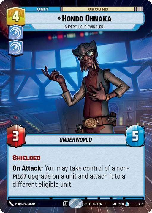 Hondo Ohnaka - Superfluous Swindler (Hyperspace) (318) [Jump to Lightspeed] - for just $0.55! 
