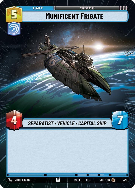 Munificent Frigate (Hyperspace) (331) [Jump to Lightspeed] - for just $0.15! 