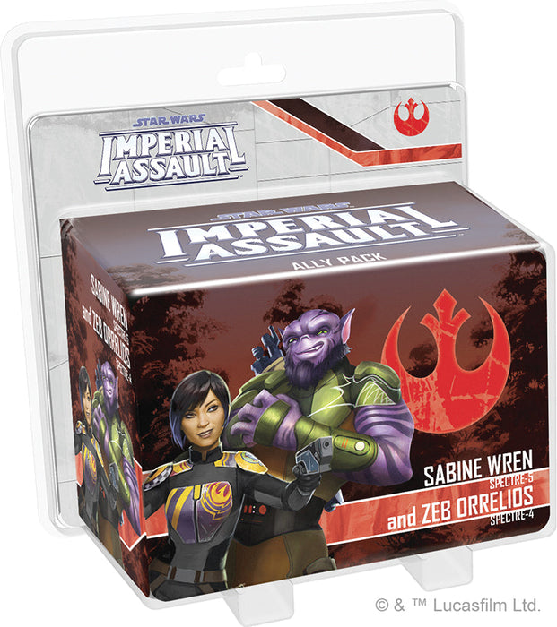 Star Wars: Imperial Assault - Sabine Wren and Zeb Orrelios Ally Pack - for just $17.99! 