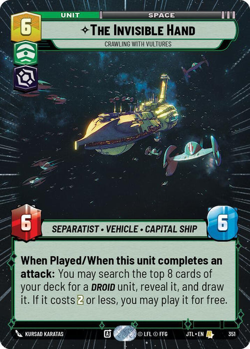 The Invisible Hand - Crawling With Vultures (Hyperspace) (351) [Jump to Lightspeed] - for just $0.90! 