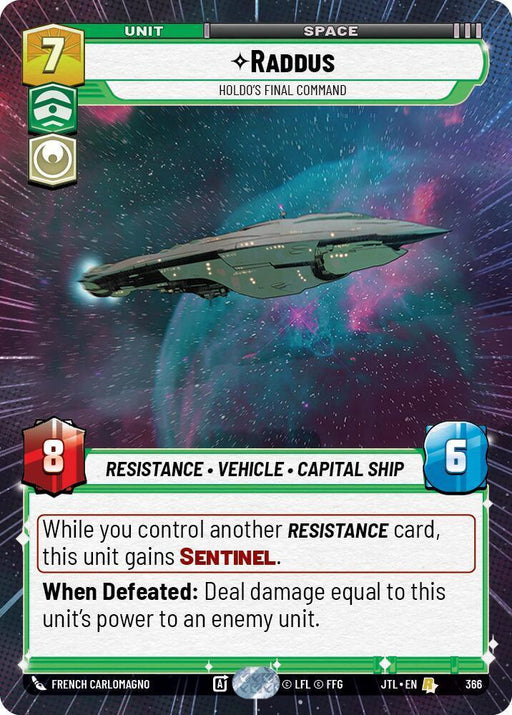 Raddus - Holdo's Final Command (Hyperspace) (366) [Jump to Lightspeed] - for just $0.30! 