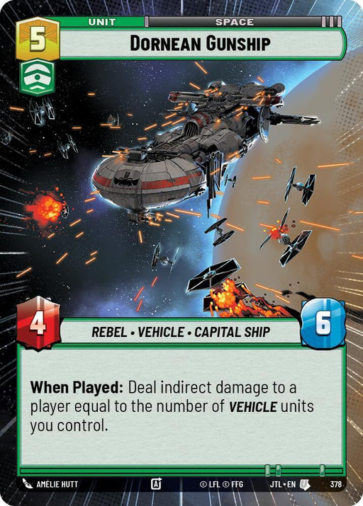 Dornean Gunship (Hyperspace) (378) [Jump to Lightspeed] - for just $0.20! 