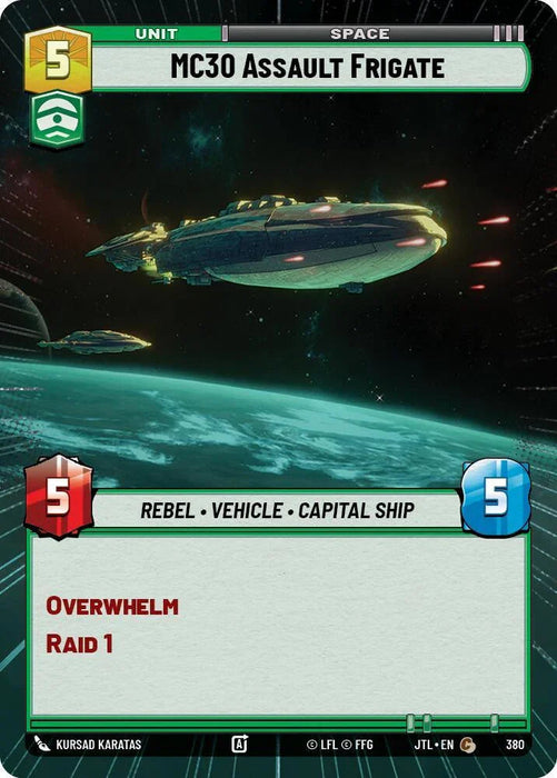 MC30 Assault Frigate (Hyperspace) (380) [Jump to Lightspeed] - for just $0.15! 