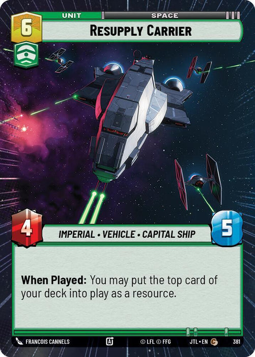 Resupply Carrier (Hyperspace) (381) [Jump to Lightspeed] - for just $0.20! 