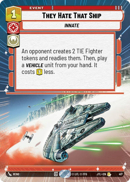 They Hate That Ship (Hyperspace) (417) [Jump to Lightspeed] - for just $1.05! 
