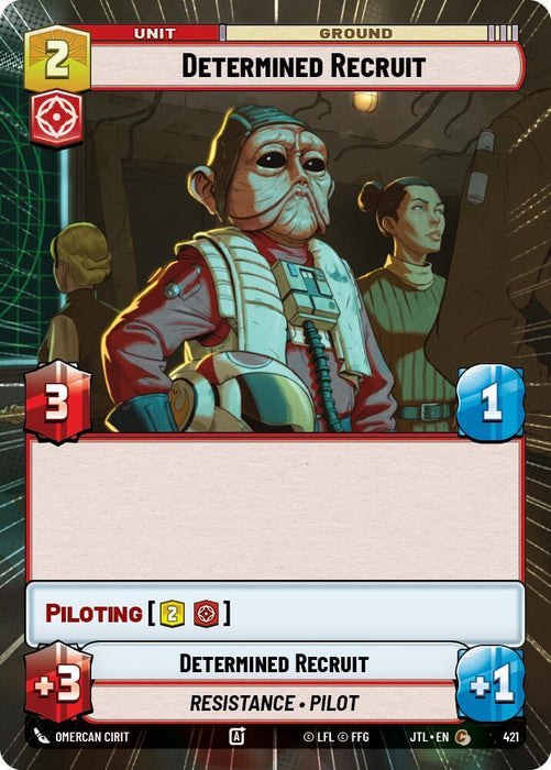 Determined Recruit (Hyperspace) (421) [Jump to Lightspeed] - for just $0.10! 