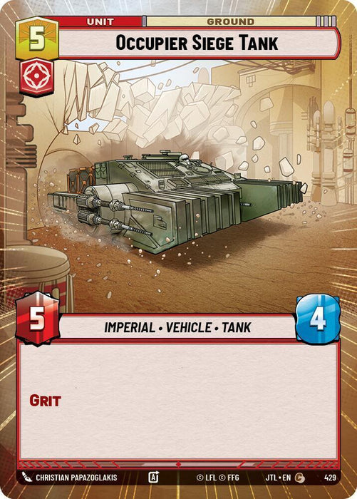 Occupier Siege Tank (Hyperspace) (429) [Jump to Lightspeed] - for just $0.10! 