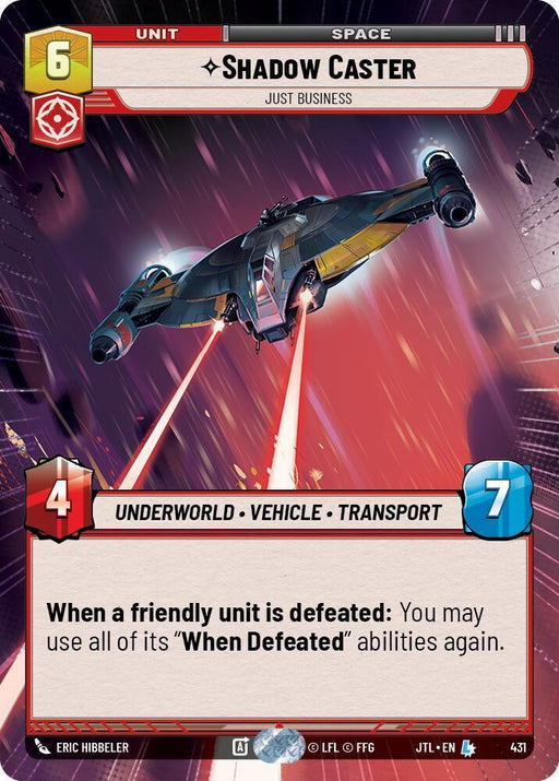 Shadow Caster - Just Business (Hyperspace) (431) [Jump to Lightspeed] - for just $0.40! 