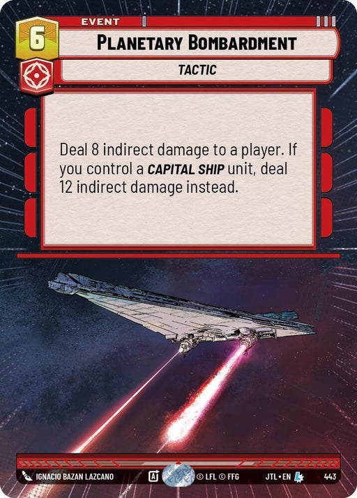 Planetary Bombardment (Hyperspace) (443) [Jump to Lightspeed] - for just $5.15! 