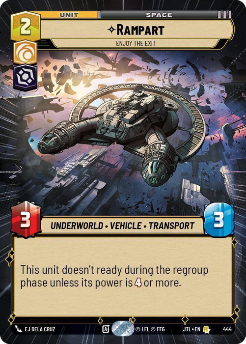 Rampart - Enjoy the Exit (Hyperspace) (444) [Jump to Lightspeed] - for just $0.20! 