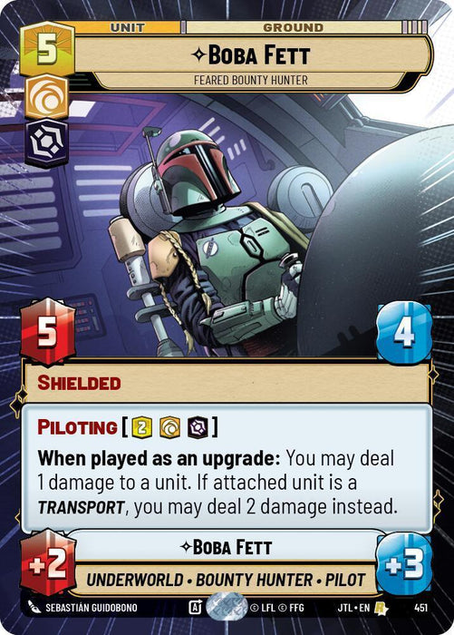 Boba Fett - Feared Bounty Hunter (Hyperspace) (451) [Jump to Lightspeed] - for just $0.55! 
