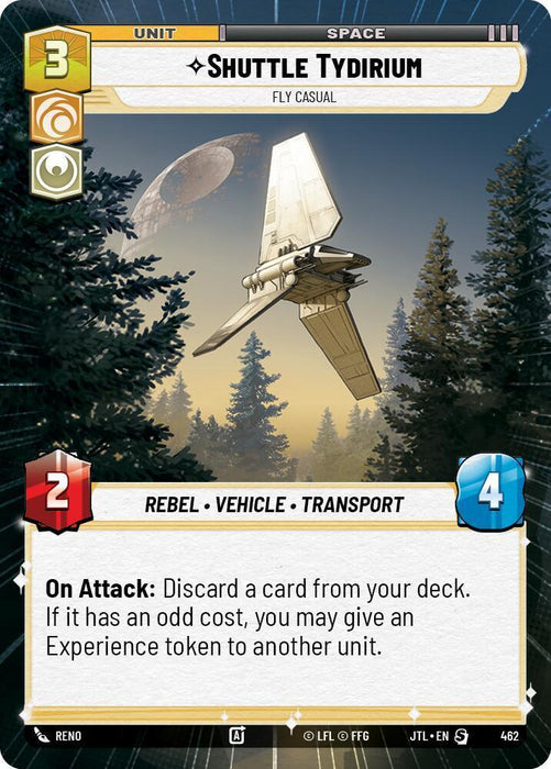 Shuttle Tydirium - Fly Casual (Hyperspace) (462) [Jump to Lightspeed] - for just $0.20! 