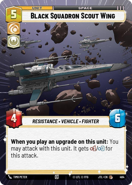 Black Squadron Scout Wing (Hyperspace) (464) [Jump to Lightspeed] - for just $0.10! 