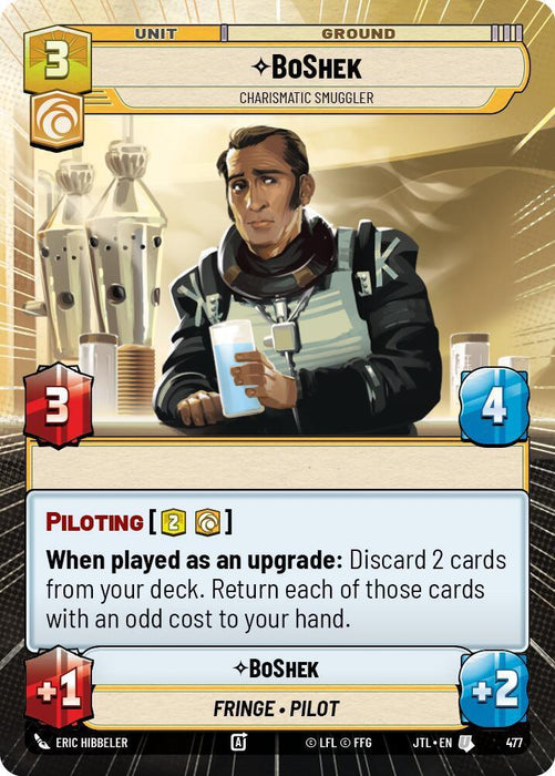 BoShek - Charismatic Smuggler (Hyperspace) (477) [Jump to Lightspeed] - for just $0.15! 