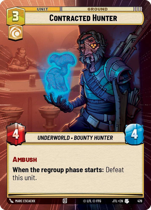 Contracted Hunter (Hyperspace) (478) [Jump to Lightspeed] - for just $0.25! 