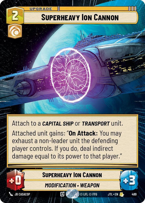 Superheavy Ion Cannon (Hyperspace) (489) [Jump to Lightspeed] - for just $0.40! 