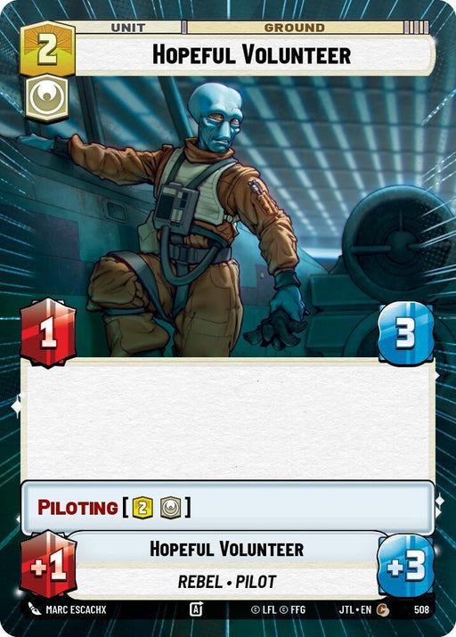 Hopeful Volunteer (Hyperspace) (508) [Jump to Lightspeed] - for just $0.10! 