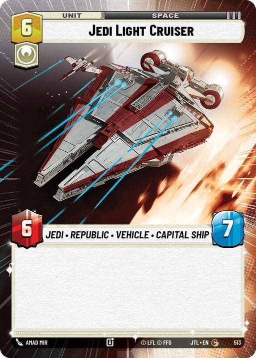 Jedi Light Cruiser (Hyperspace) (513) [Jump to Lightspeed] - for just $0.10! 