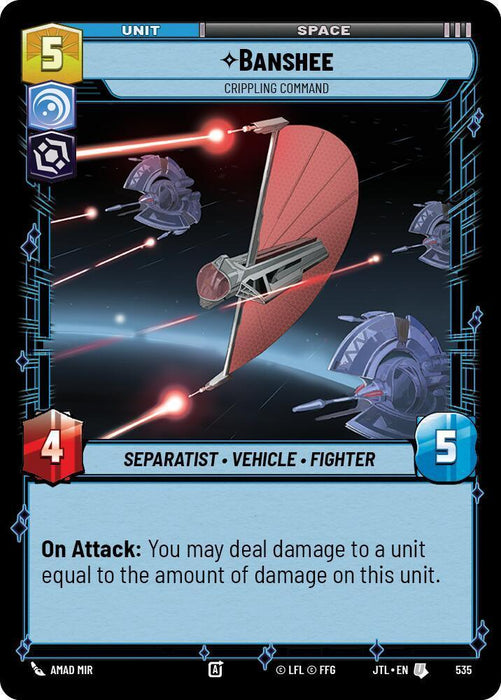 Banshee - Crippling Command (Foil) (535) [Jump to Lightspeed] - for just $0.10! 