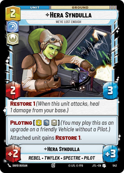 Hera Syndulla - We've Lost Enough (Foil) (543) [Jump to Lightspeed] - for just $0.10! 