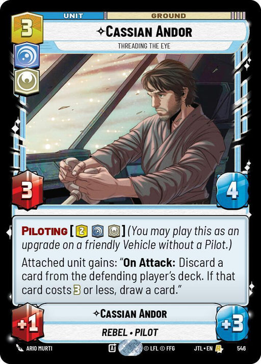 Cassian Andor - Threading the Eye (Foil) (546) [Jump to Lightspeed] - for just $0.15! 