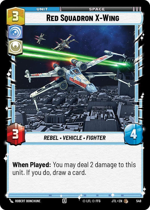 Red Squadron X-Wing (Foil) (549) [Jump to Lightspeed] - for just $0.10! 