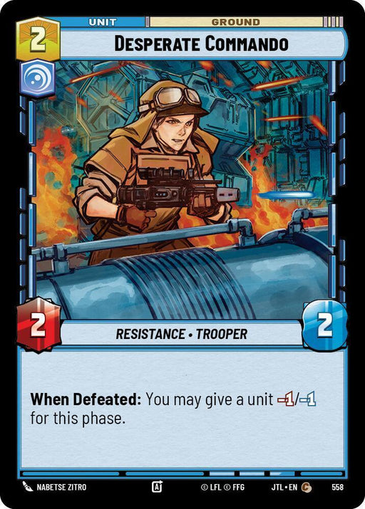 Desperate Commando (Foil) (558) [Jump to Lightspeed] - for just $0.10! 