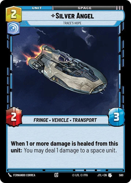 Silver Angel - Trace's Hope (Foil) (560) [Jump to Lightspeed] - for just $0.10! 