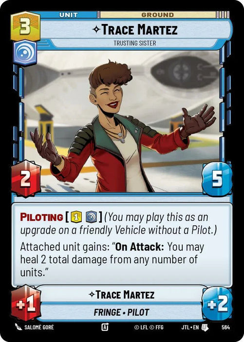Trace Martez - Trusting Sister (Foil) (564) [Jump to Lightspeed] - for just $0.10! 