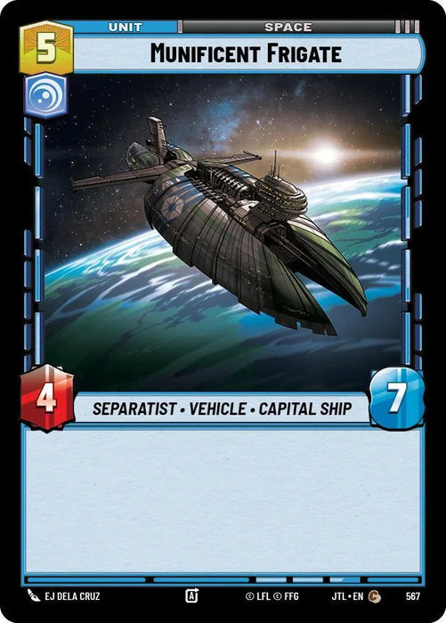 Munificent Frigate (Foil) (567) [Jump to Lightspeed] - for just $0.10! 