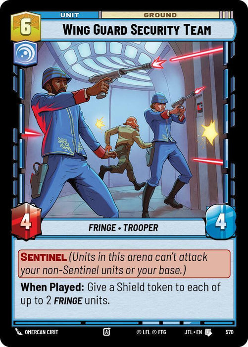 Wing Guard Security Team (Foil) (570) [Jump to Lightspeed] - for just $0.10! 